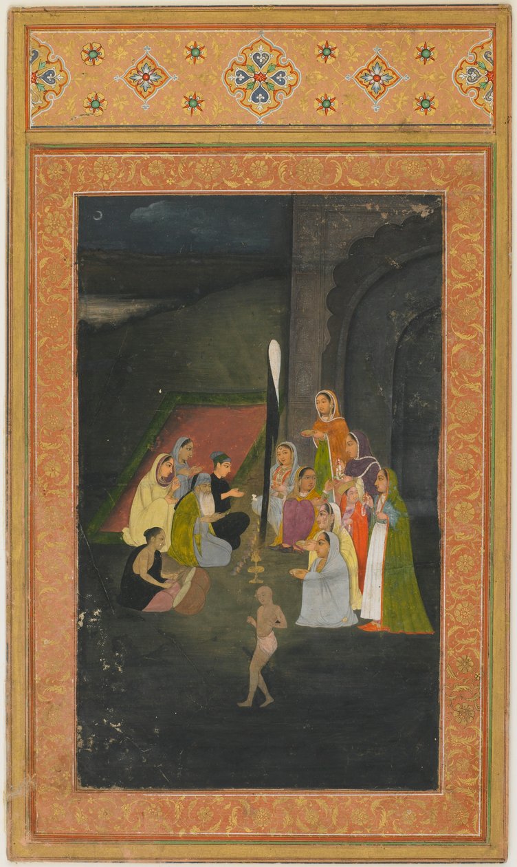Een nachtelijk bezoek aan een mullah door Unknown artist
