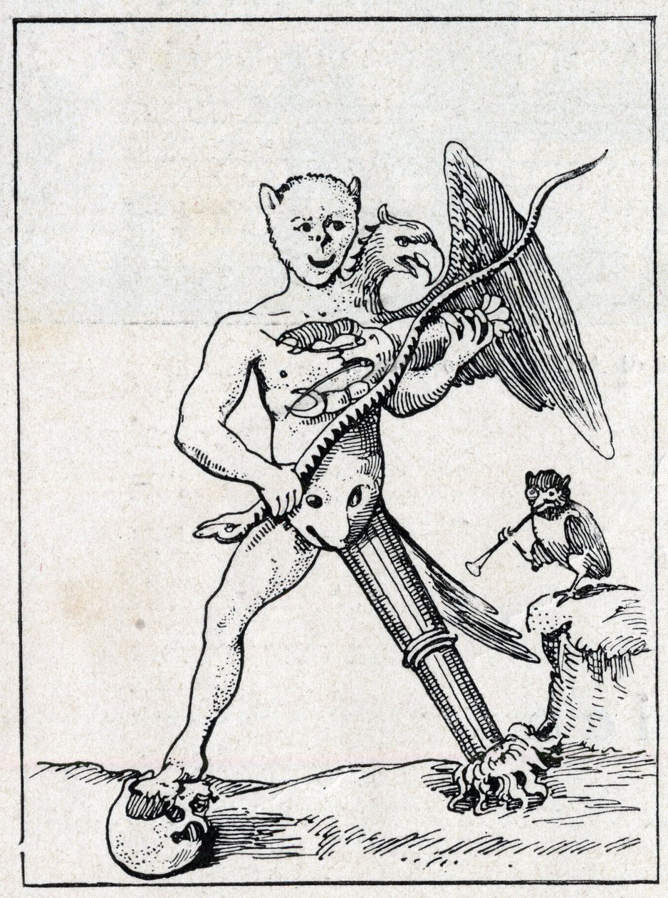 Alchemie: allegorie van de Filosofische Steen. door Unknown artist