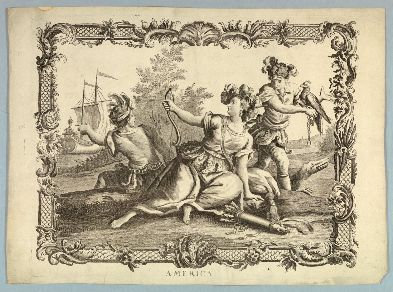 Amerika door Unknown artist