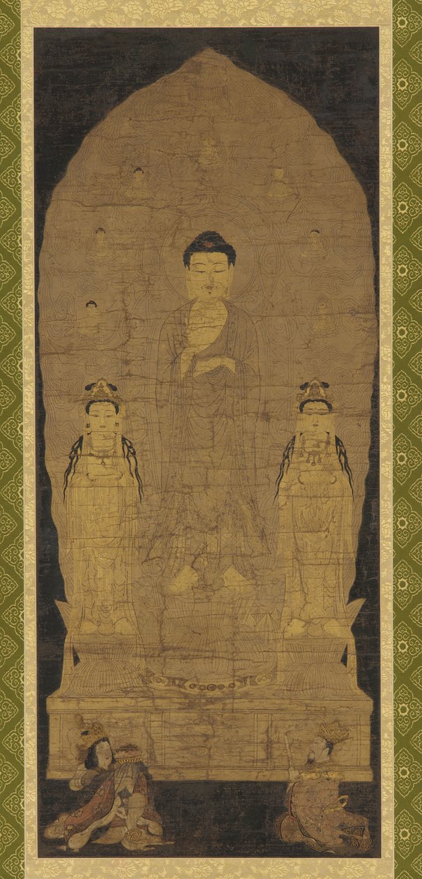 Amitabha triade door Unknown artist