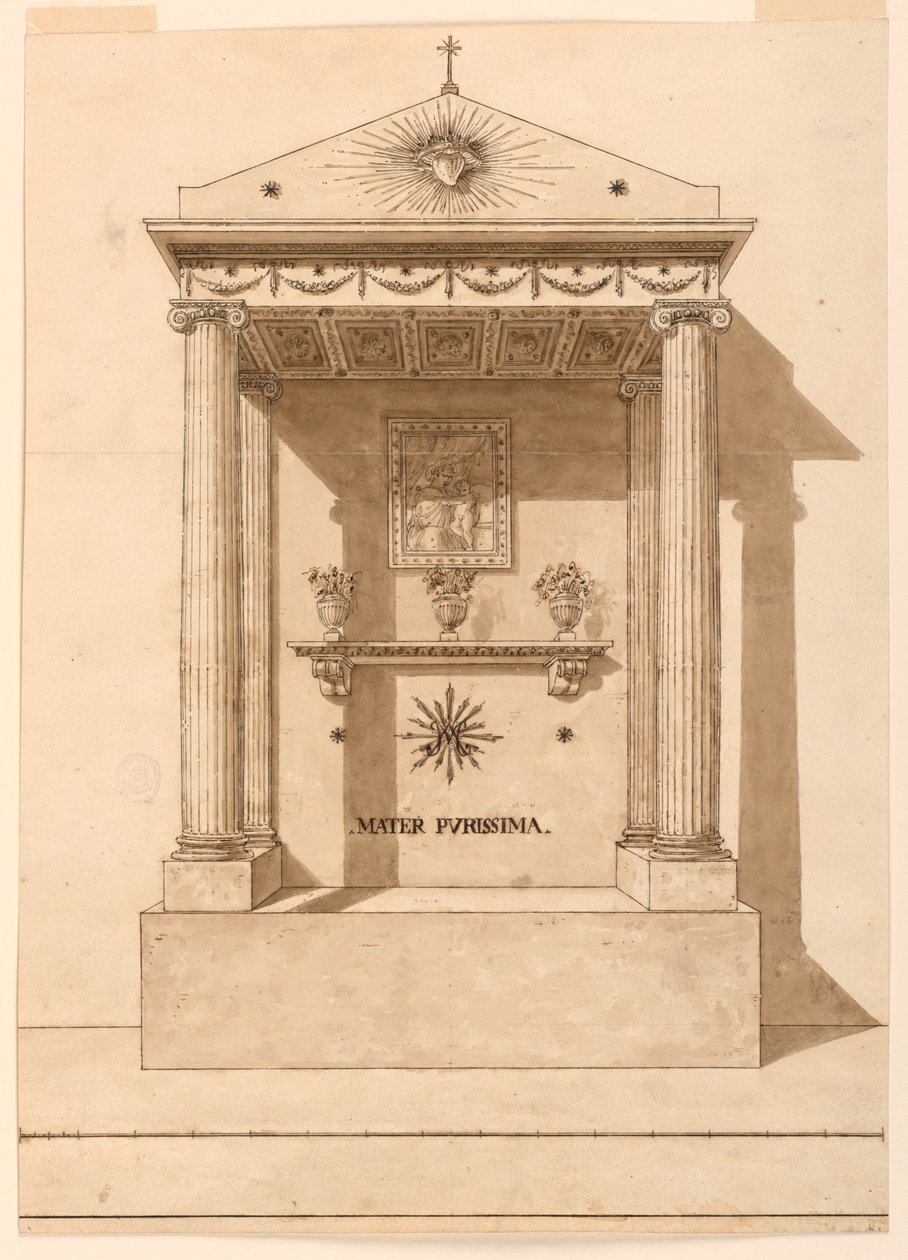 Een Oratorium gewijd aan de Maagd door Unknown artist