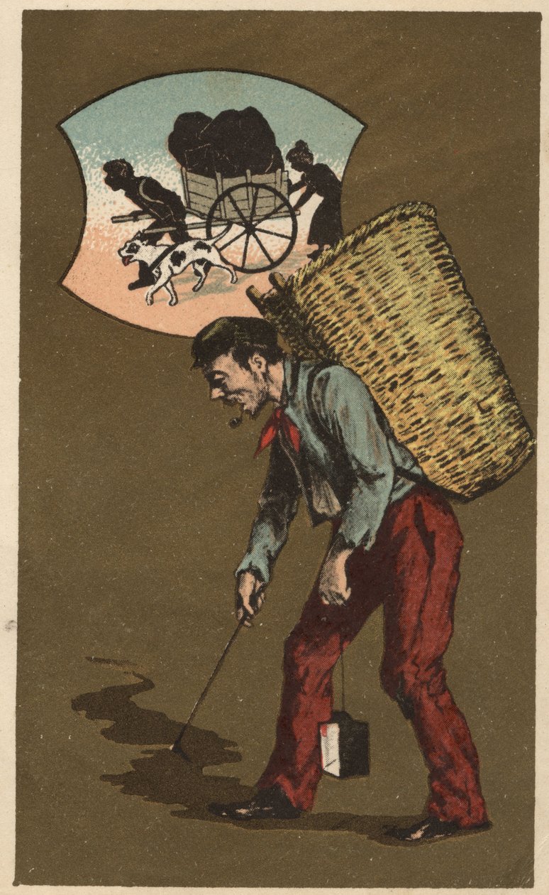 Anonieme chromolithografie, eind 19e eeuw. door Unknown artist