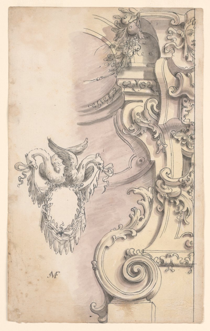 Architectonische Ornamenten door Unknown artist