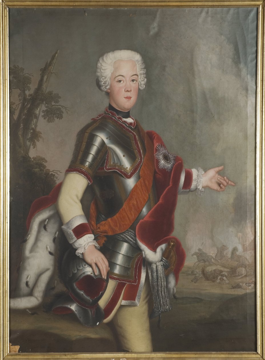 Portret van prins Augustus Willem van Pruisen door Unknown artist