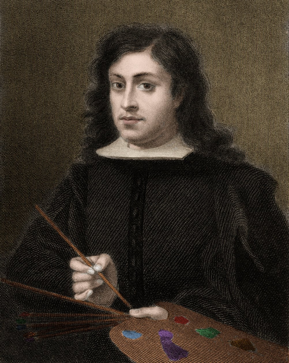 Bartolome Esteban Murillo c1618-1682 - gravure - 19e eeuw door Unknown artist