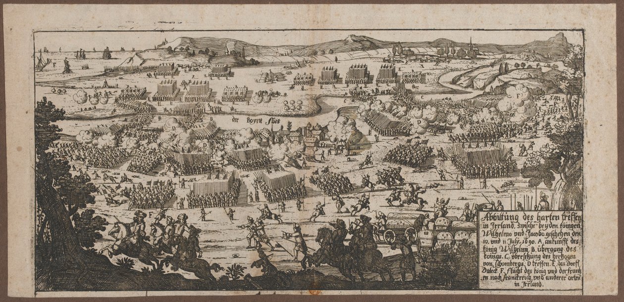 Slag bij de Boyne door Unknown artist