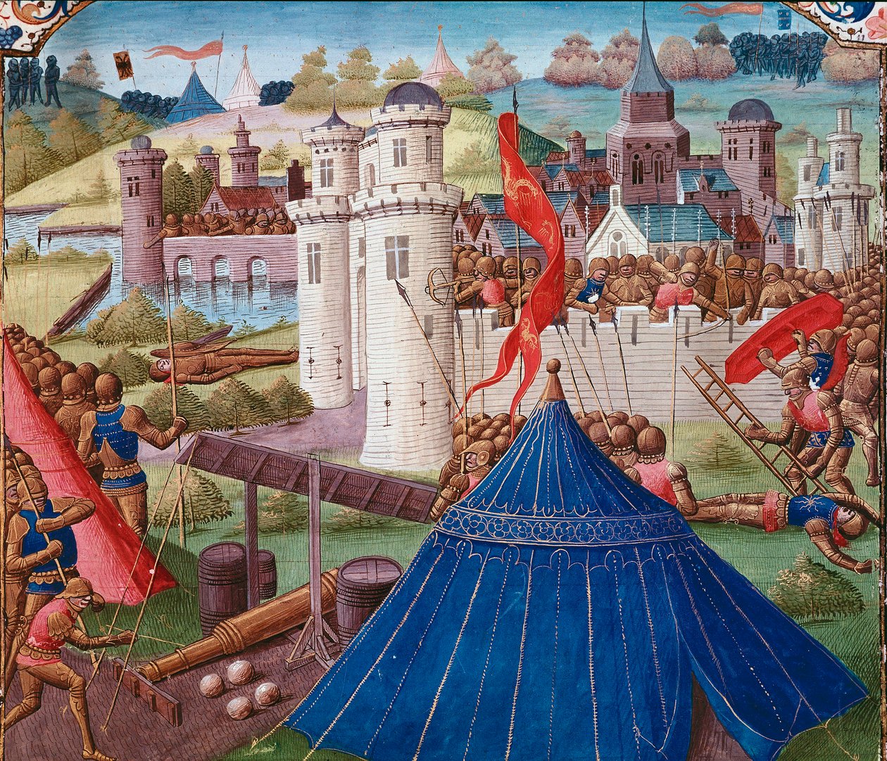 Slagveldscène in Carthago door Unknown artist