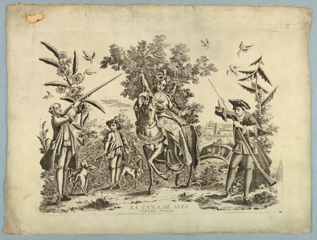 Vogeljacht door Unknown artist