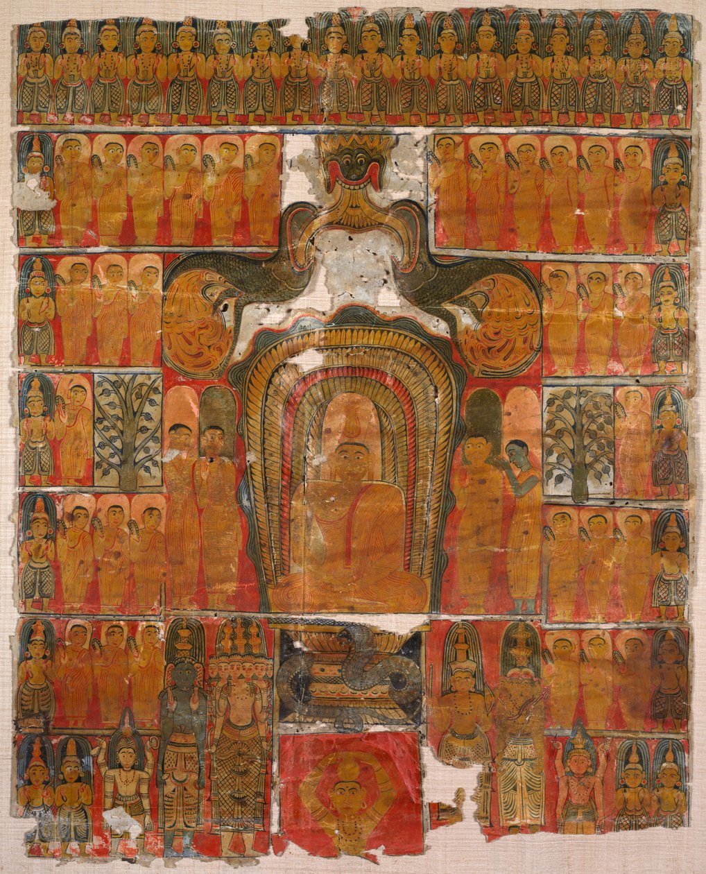 Gezegende Heer Boeddha door Unknown artist