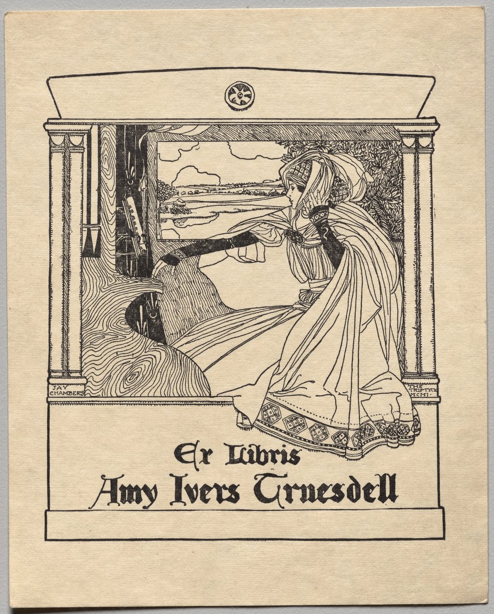 Boekplaat: Amy Ivers Truesdell door Unknown artist