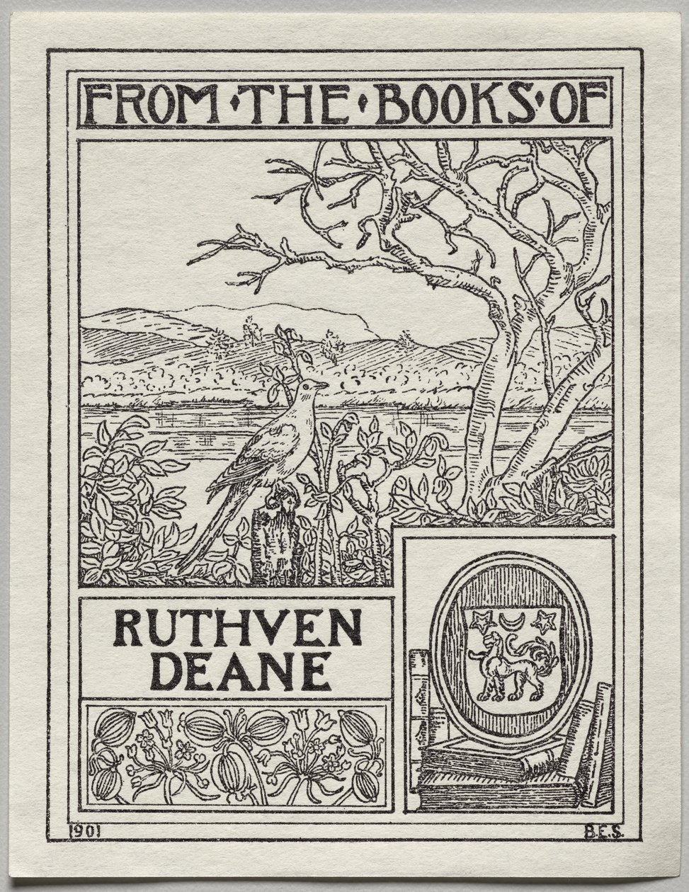 Boekplaat: Ruthven Deane door Unknown artist