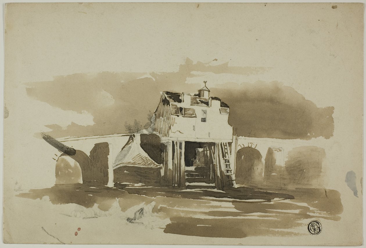 Brug Noord in Shropshire door Unknown artist