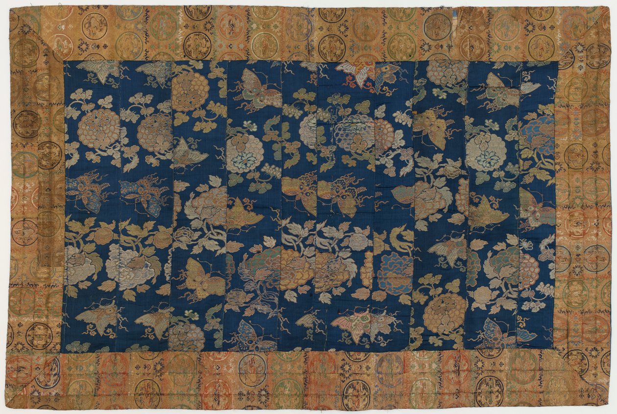 Boeddhistische monniksmantel, aangepast voor gebruik als wandkleed door Unknown artist