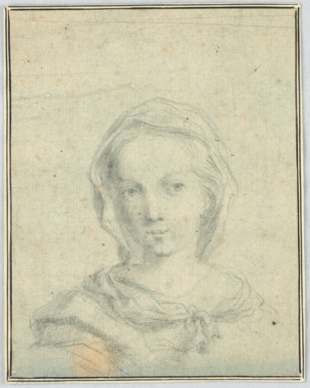 Buste van een Jong Meisje door Unknown artist