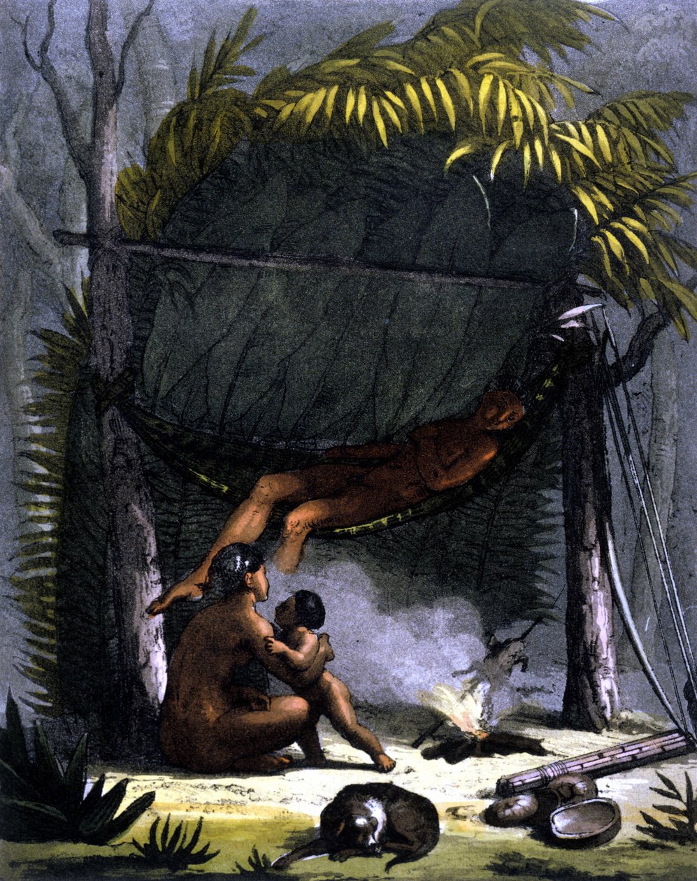 Cabane des Puris in Brazilië - in 
