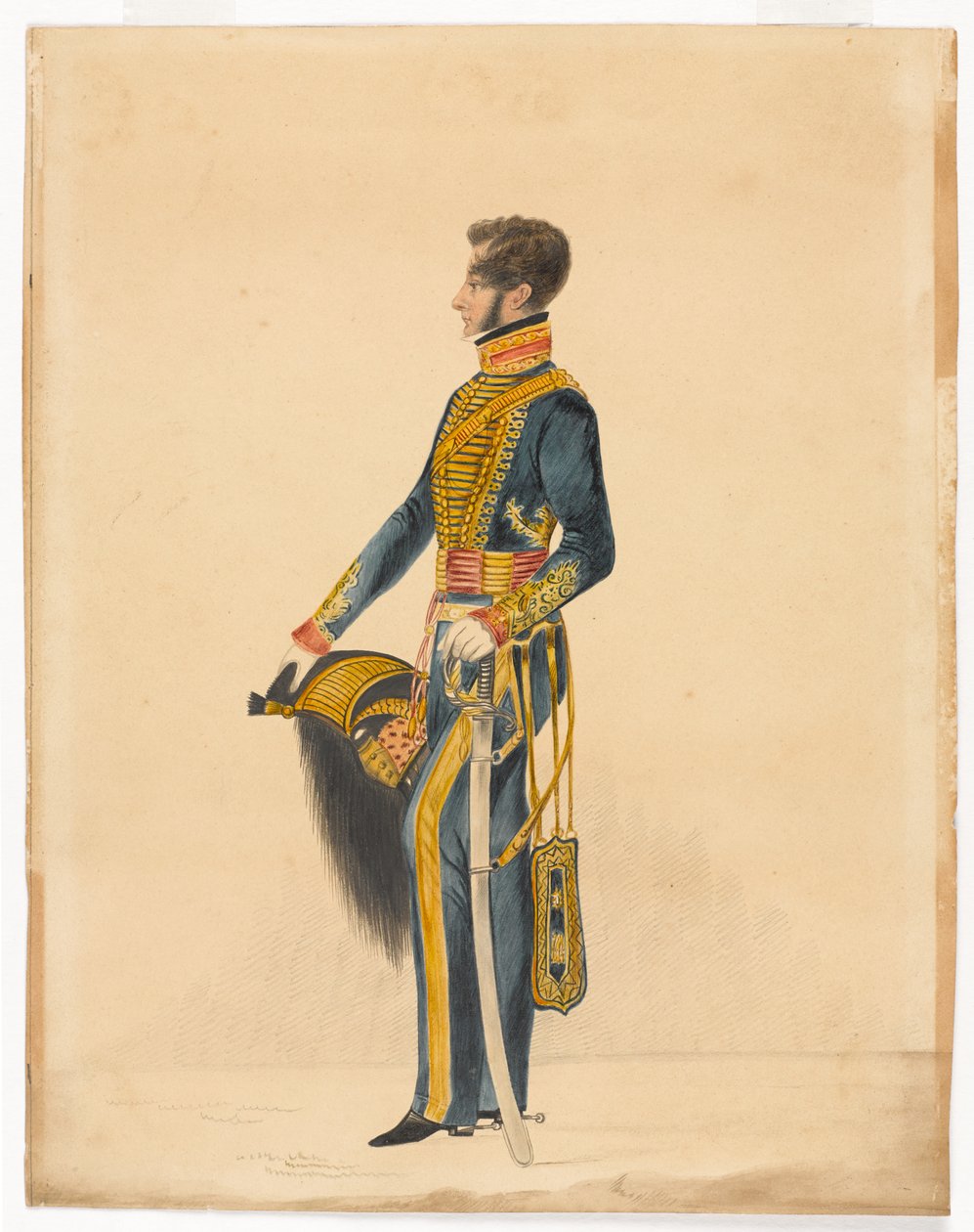 Kapitein William Brett, Bombay Horse Artillery door Unknown artist