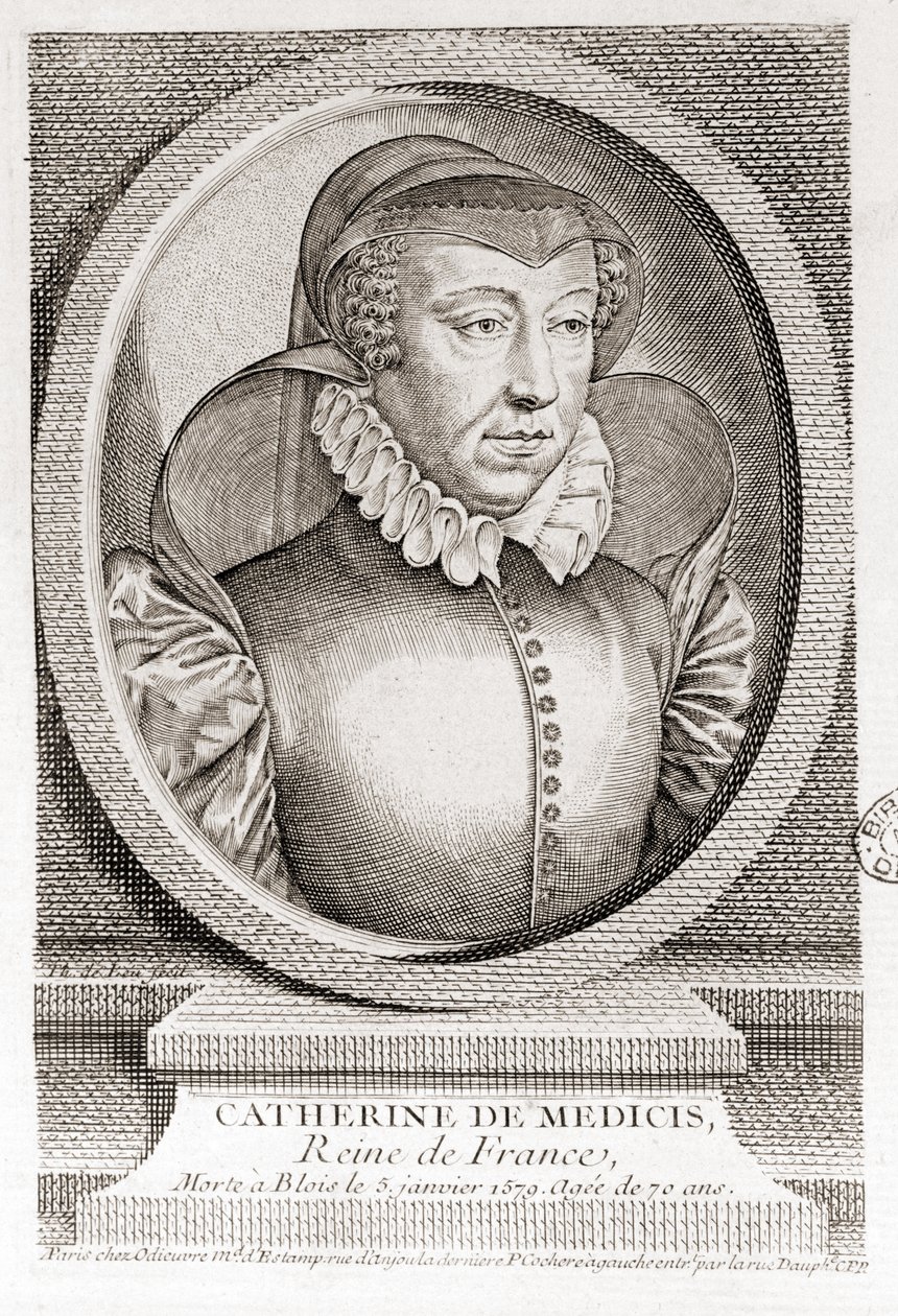 Catherine de Medici (Caterina de Medici) (1519 - 1589) door Unknown artist