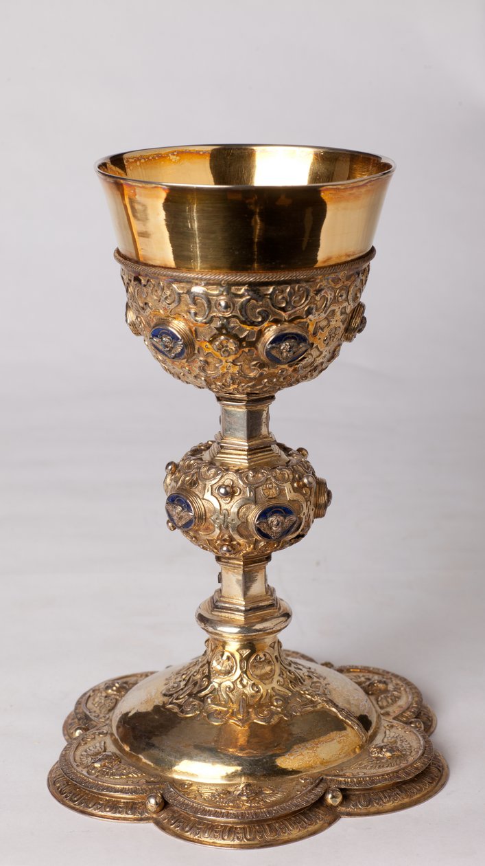 Kelk genaamd (Cotrel). Goudsmeedwerk, ca.1604 door Unknown artist