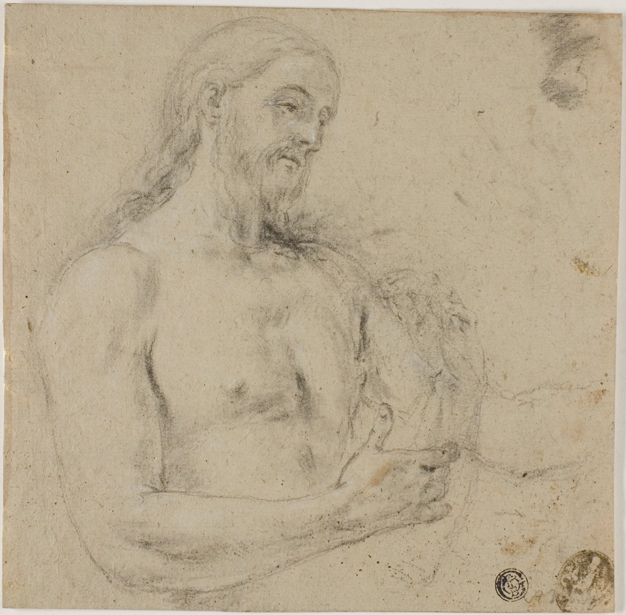 Christus (Bovenlichaam) door Unknown artist