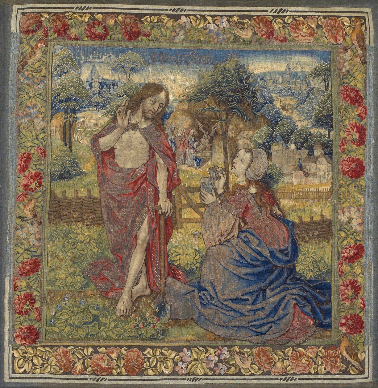 Christus verschijnt aan Maria Magdalena ("Noli me tangere") door Unknown artist