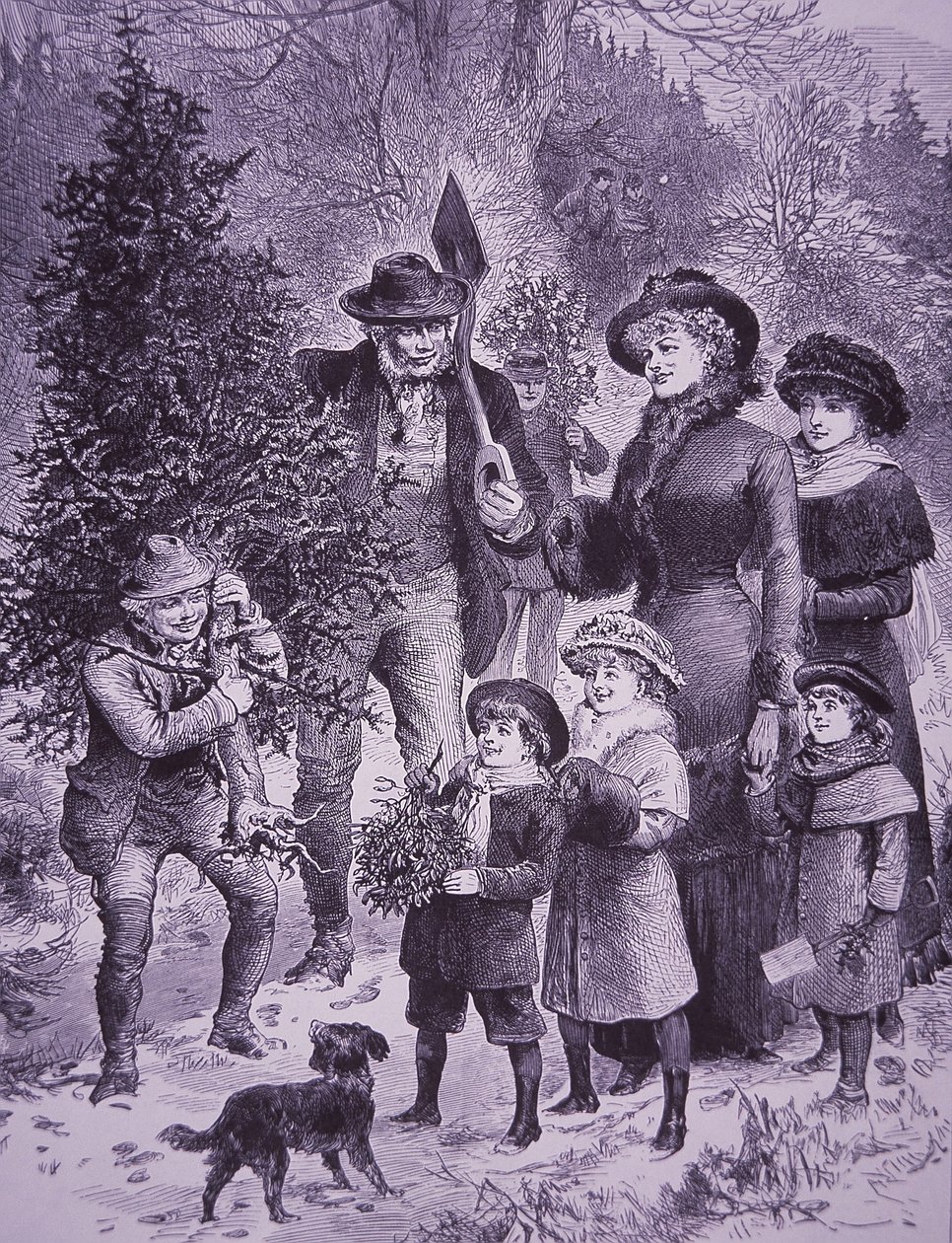 Kerstboomverkoper door Unknown artist