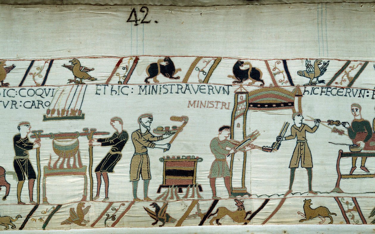 Verovering van Engeland door de hertog van Normandië Willem de Veroveraar in 1066 door Unknown artist