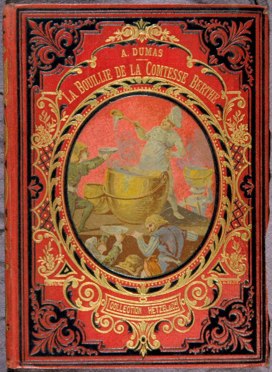 Omslag van het boek La Bouille de la comtesse Berthe door Alexandre Dumas, Hetzel collectie door Unknown artist