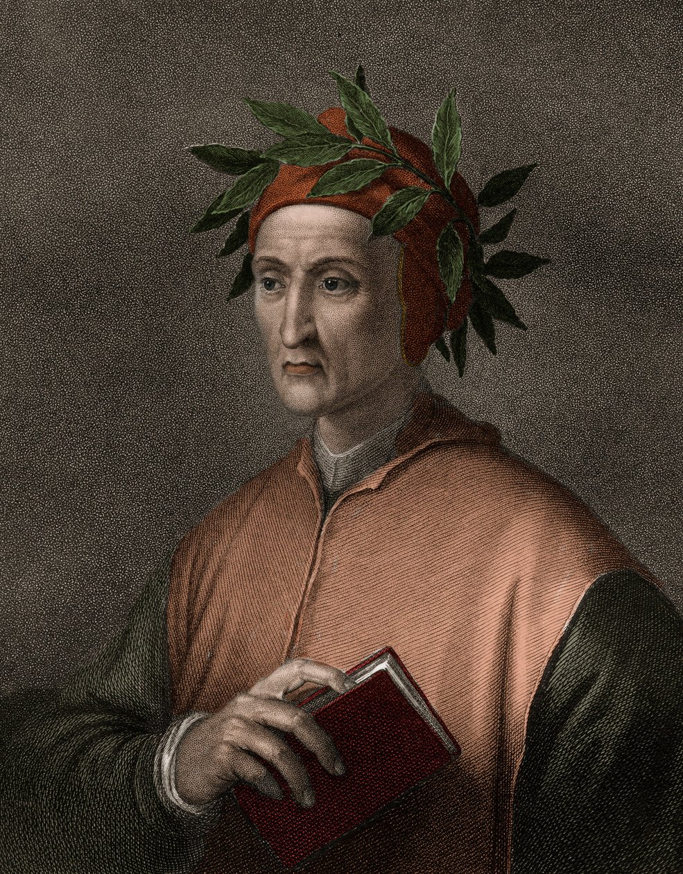 Dante Alighieri 1265-1321 door Unknown artist