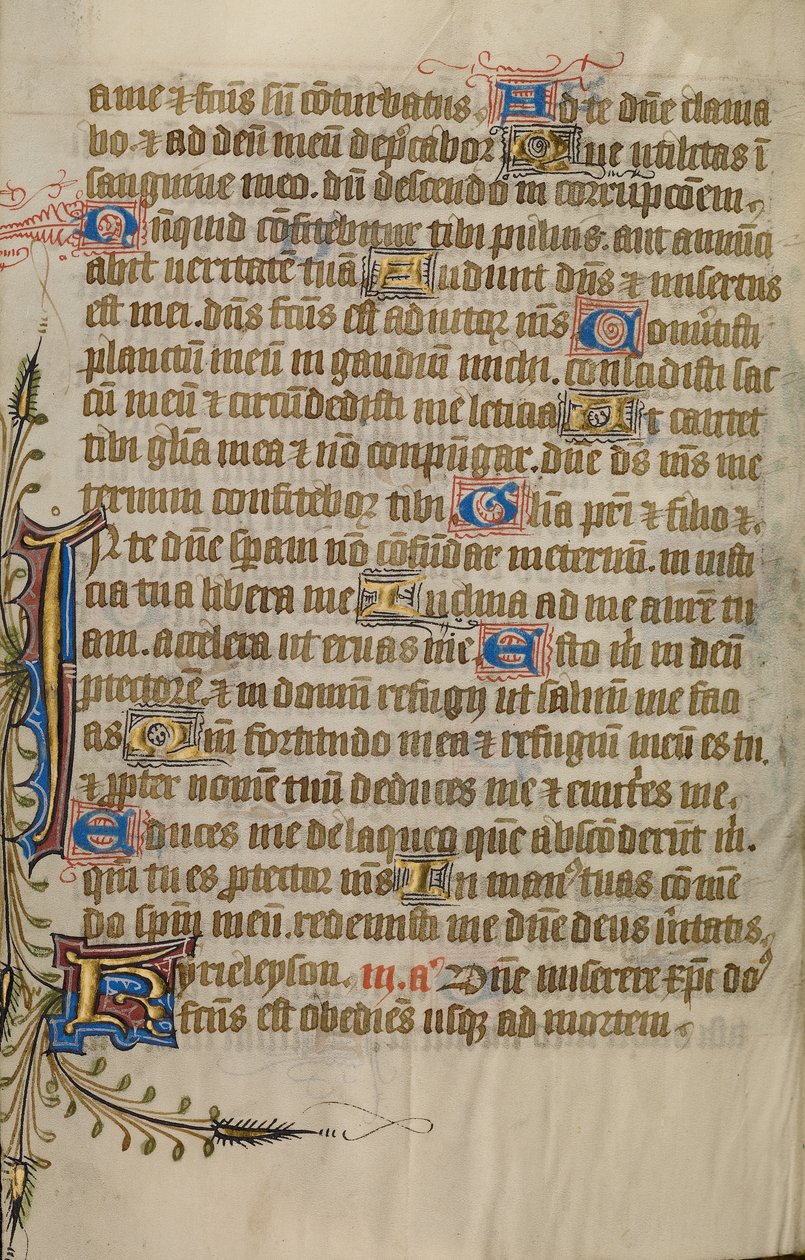 Versierde tekstpagina door Unknown artist
