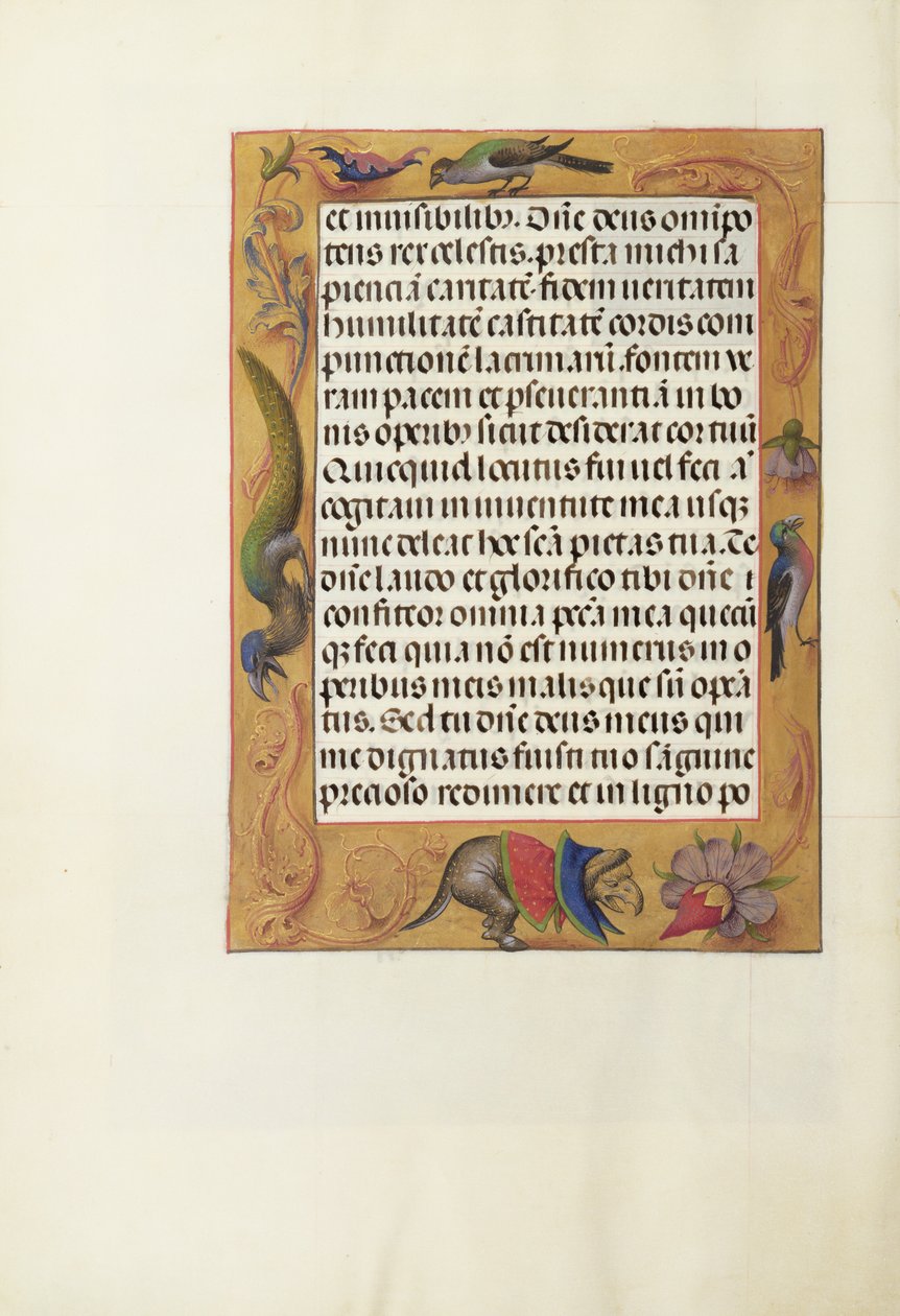 Versierde tekstpagina door Unknown artist