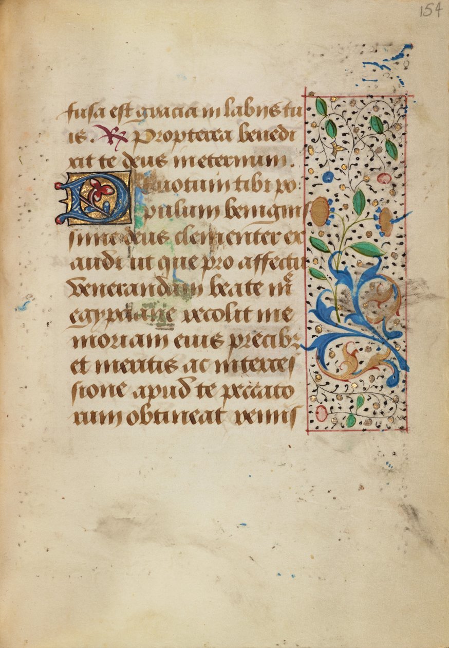 Versierde tekstpagina door Unknown artist