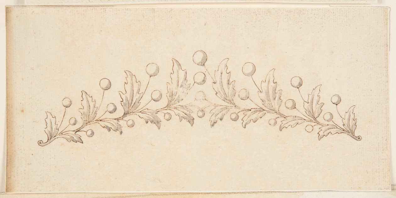 Ontwerp voor een kroon door Unknown artist