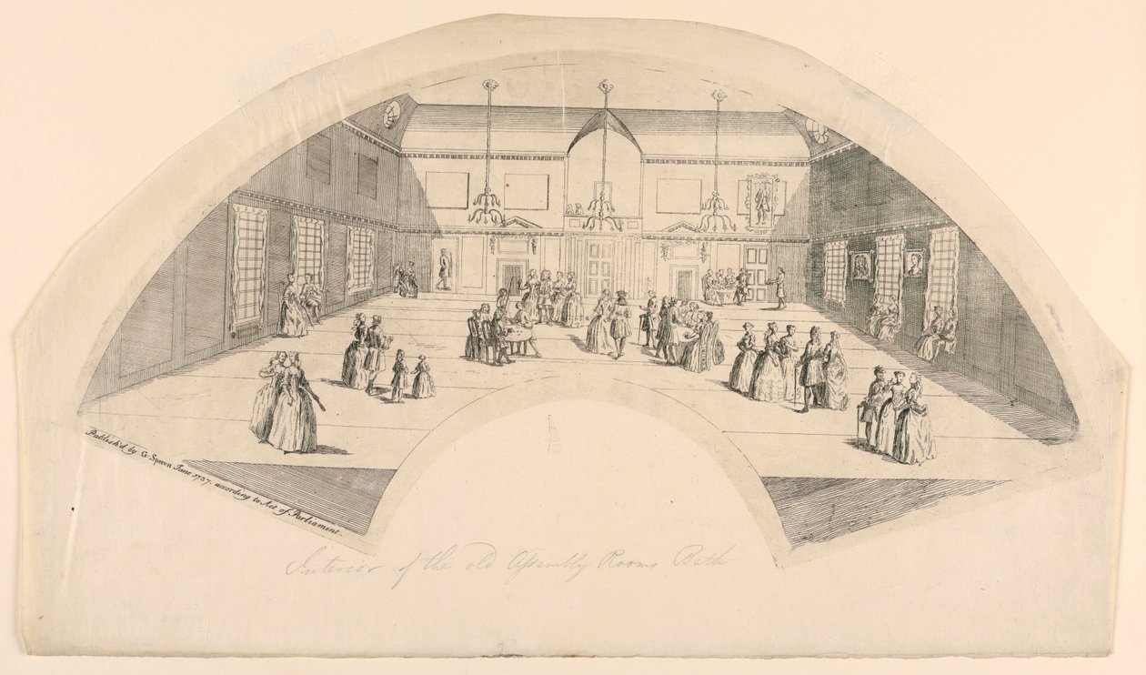 Ontwerp voor een Waaier, Interieur door Unknown artist