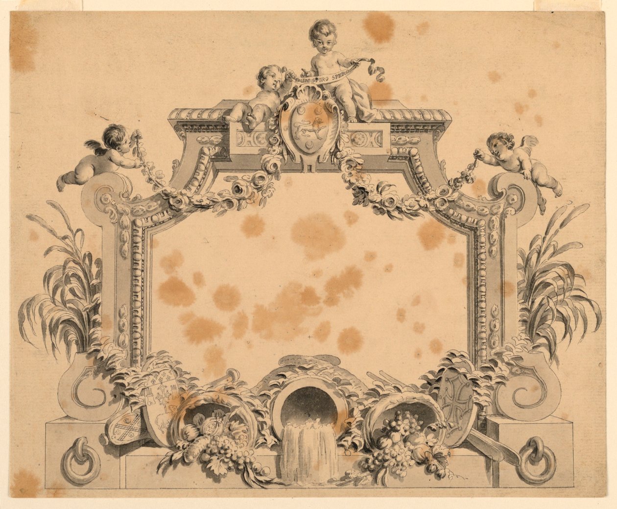 Ontwerp voor een Titelpagina door Unknown artist