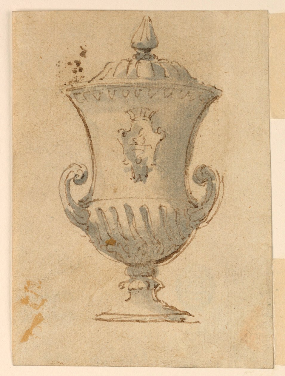 Ontwerp voor een urn door Unknown artist