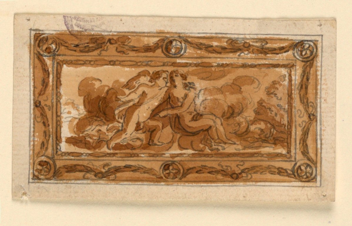 Ontwerp voor de Deksel van een Snuifdoos door Unknown artist