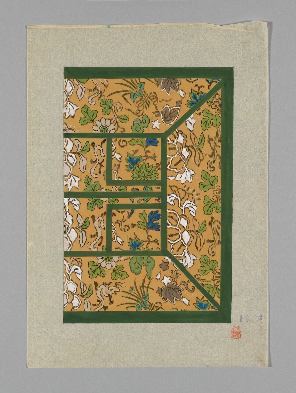 Ontwerp op papier door Unknown artist