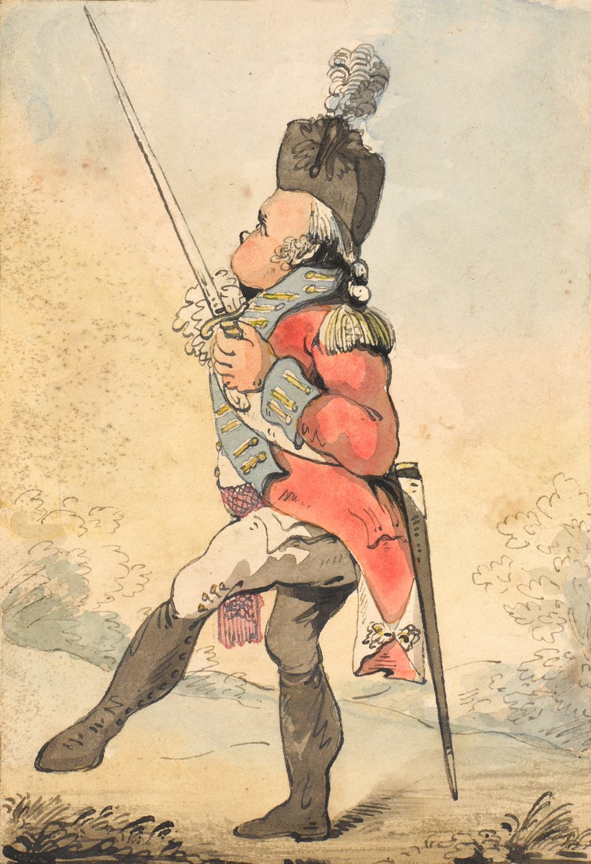 Egad, ik heb het nu of de duivel zit erin?, 1796 door Unknown artist