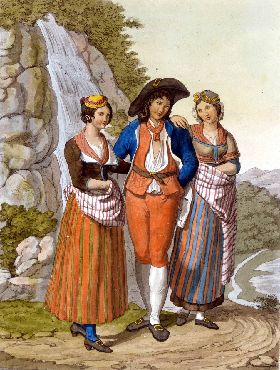 Gravure uit het einde van de 18e eeuw door Unknown artist