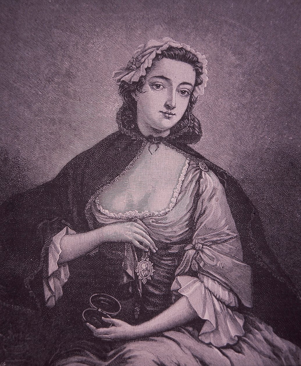 Flora Macdonald, toegewijde Jacobiet die Bonnie Prince Charlie hielp ontsnappen door Unknown artist