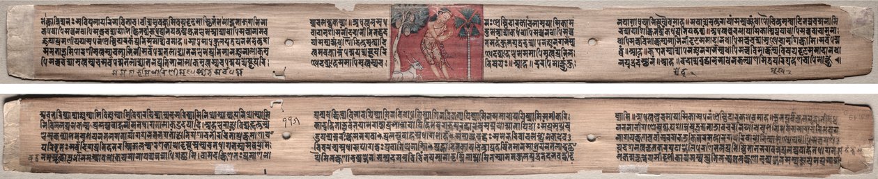 Folio 115, uit een Gandavyuha-soetra (Schrift van de Opperste Array) door Unknown artist