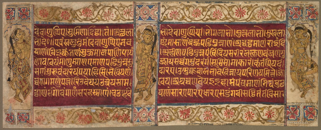 Folio met Dansende Vrouwen door Unknown artist