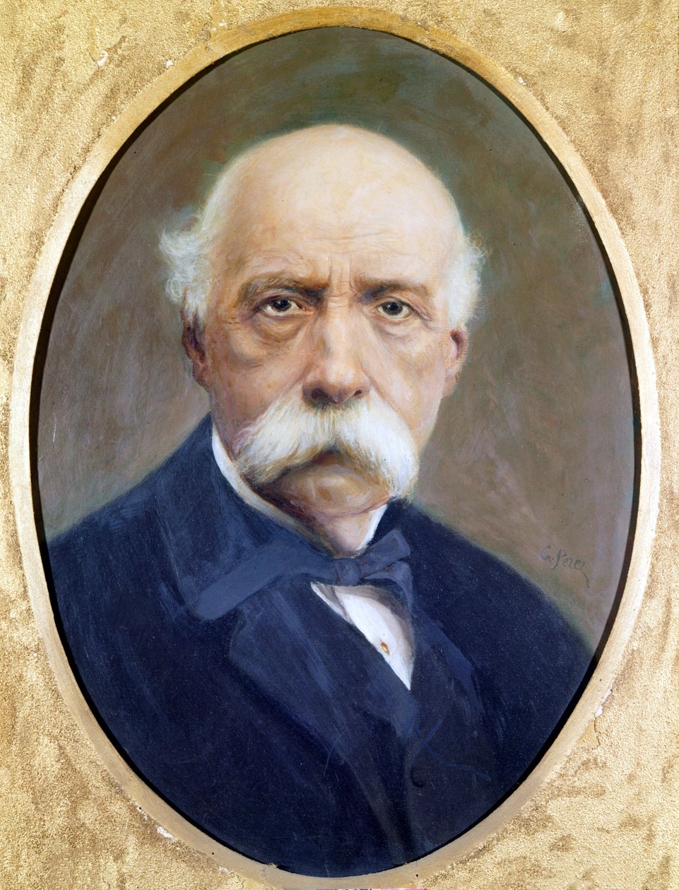 Francesco Crispi (1819 - 1901), Italiaanse politicus. Schilderij door G. Perez. Museum van het Risorgimento in Rome door Unknown artist