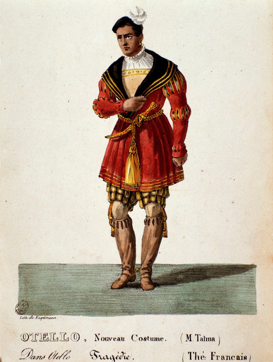 Francois Joseph Talma in Otello door Unknown artist