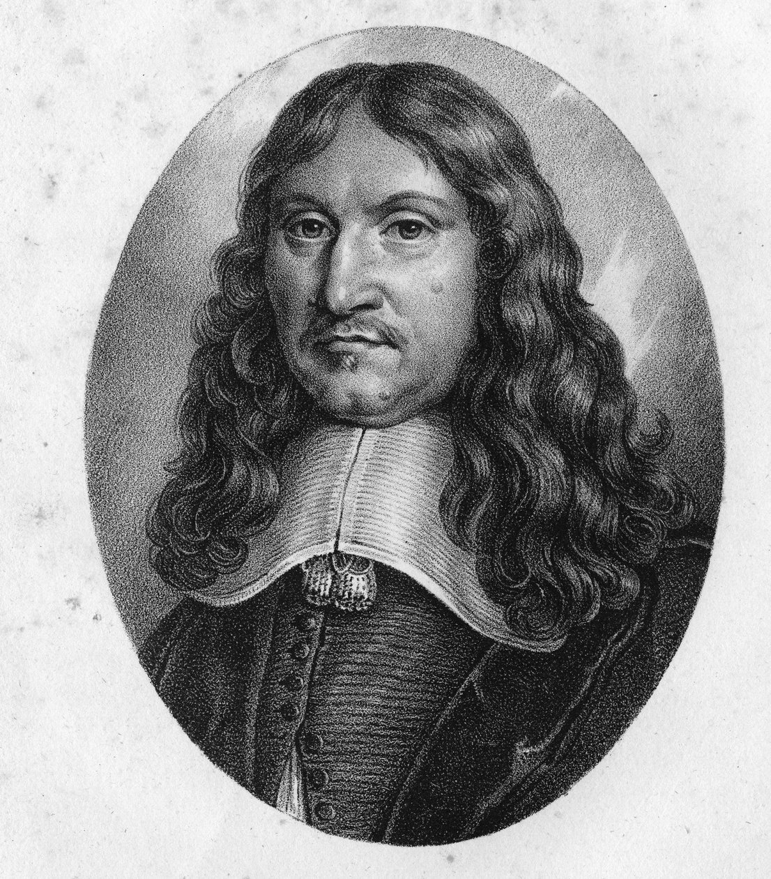 François Eudes de Mézeray Franse historicus (1610 tot 1683) door Unknown artist