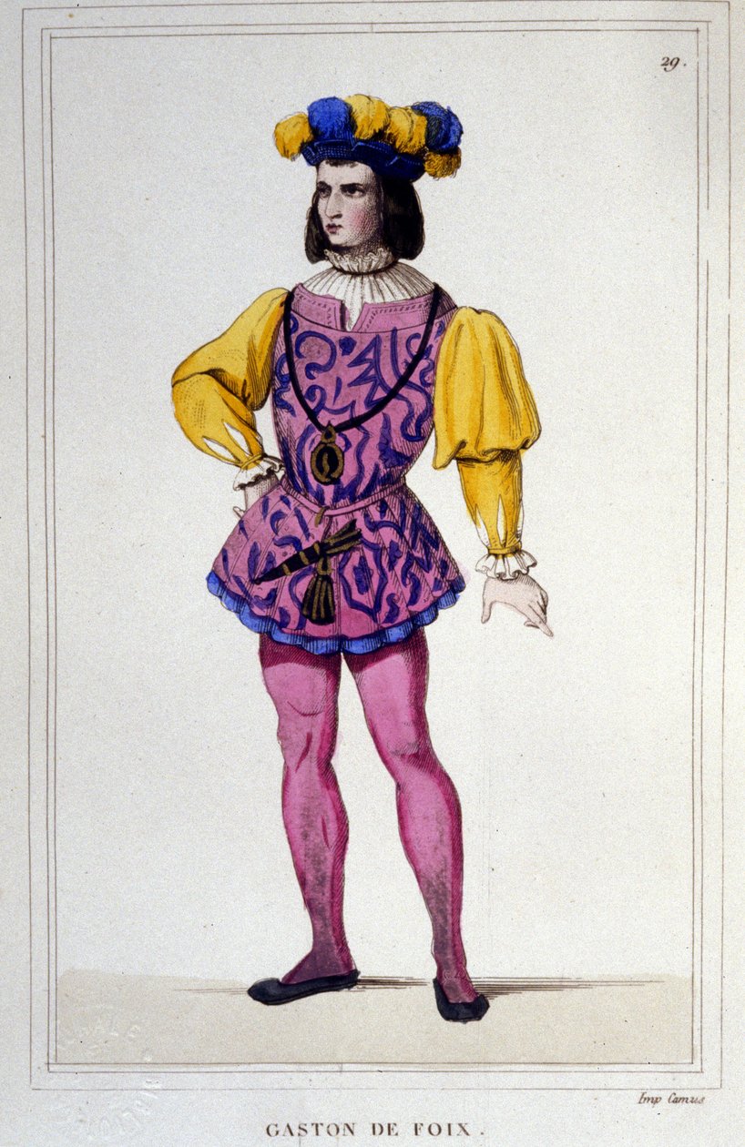 Gaston de Foix, Hertog van Nemours Franse krijgsman (Mazères, Ariège) door Unknown artist