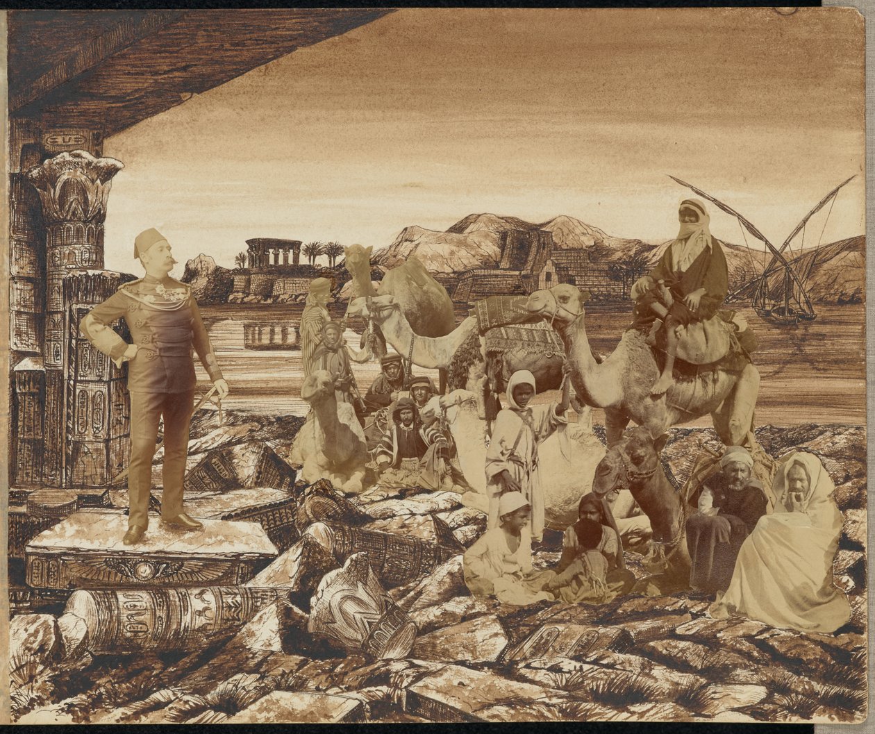 Generaal "Chinese" Gordon, vermoord door de volgelingen van de Mahdi in Khartoem door Unknown artist