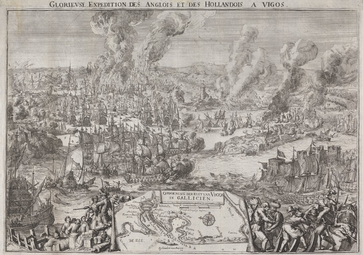 Glorieuse Expeditie van de Engelsen en de Nederlanders naar Vigo (Admiraal Rooke