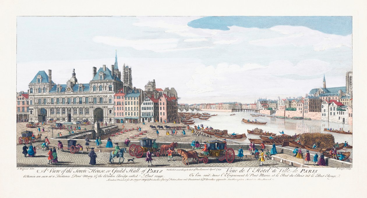Gildehal, Parijs door Unknown artist