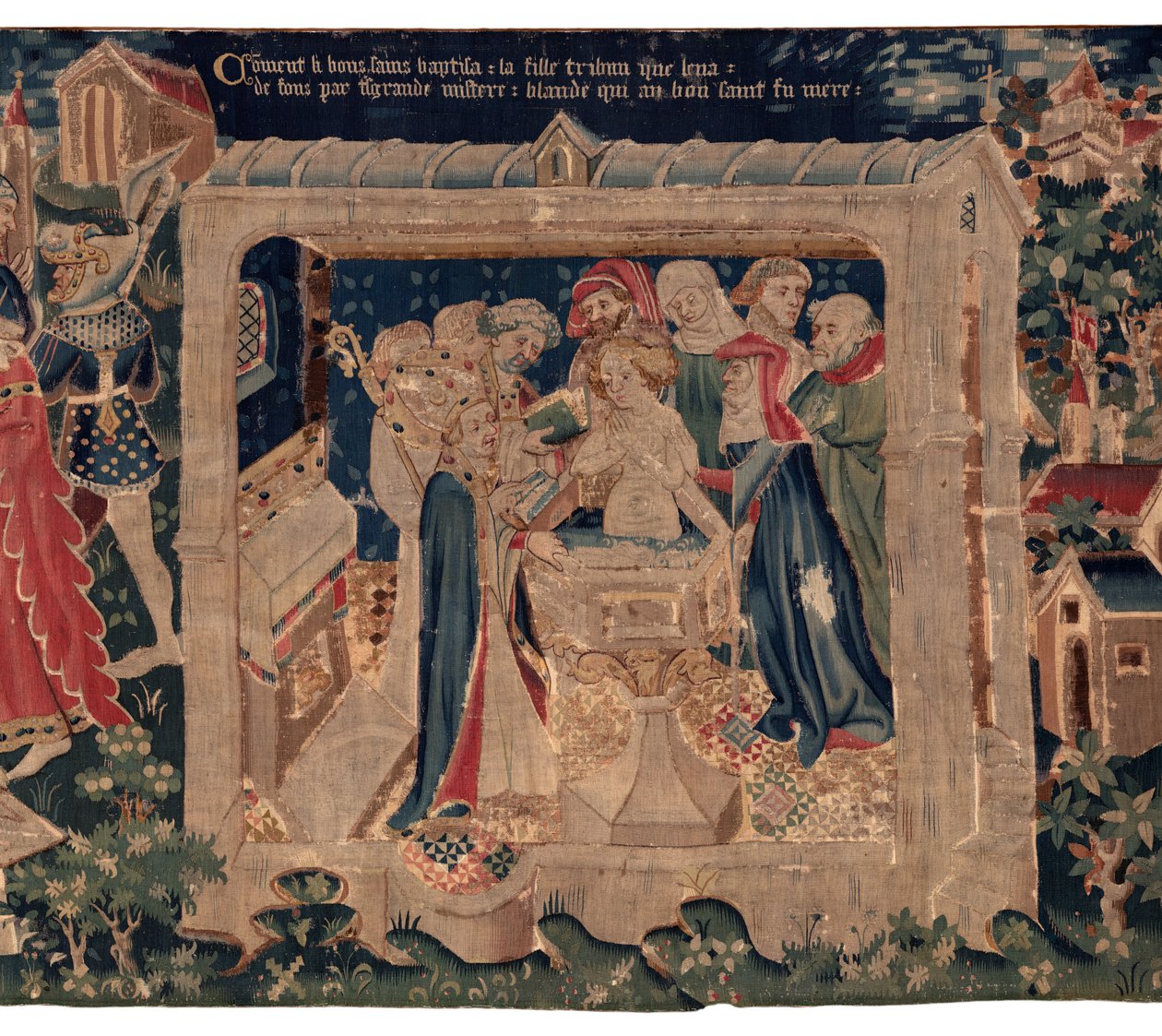 Geschiedenis van Sint Piat en Sint Eleuthère, Scene 13: doop van Blanda door Unknown artist